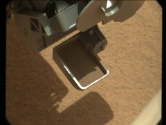 First Scoop by Curiosity