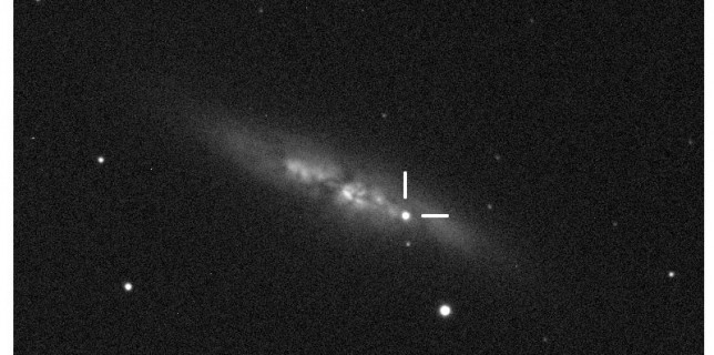 The supernova in M 82